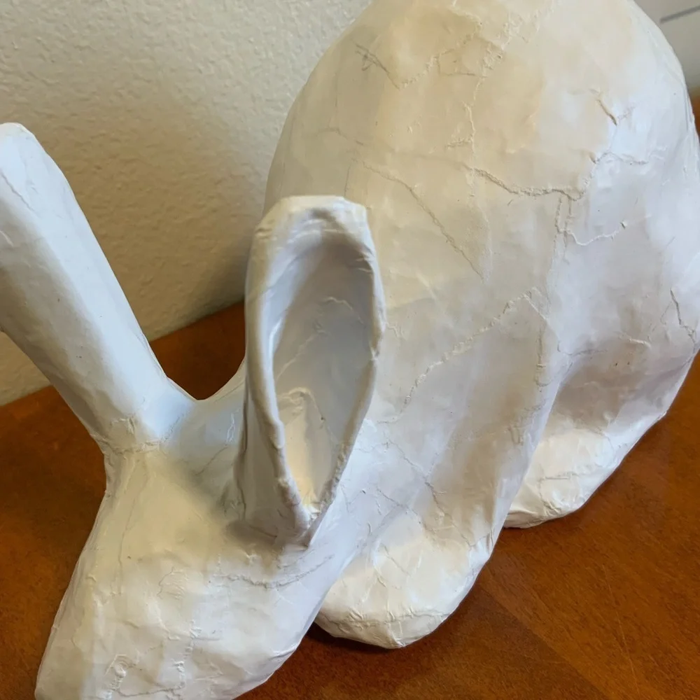 Crate & Barrel Fair-Trade Haitian Paper Mâché Rabbit Sculpture